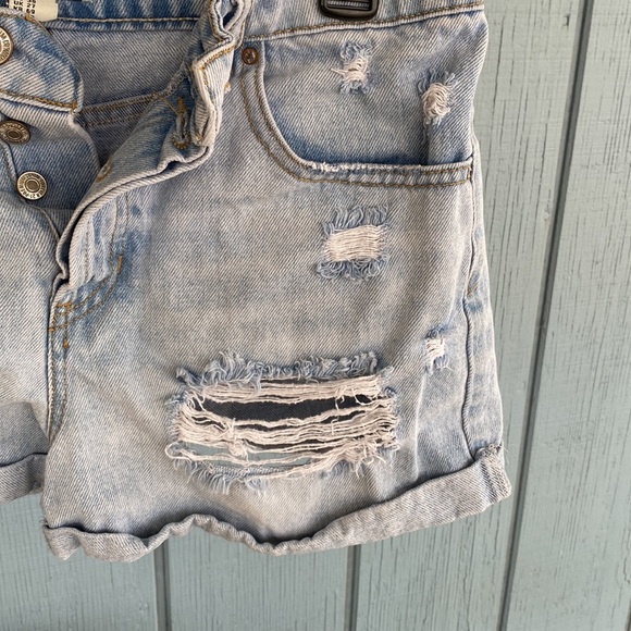 Forever 21 Distressed Jean Shorts - Picture 7 of 9